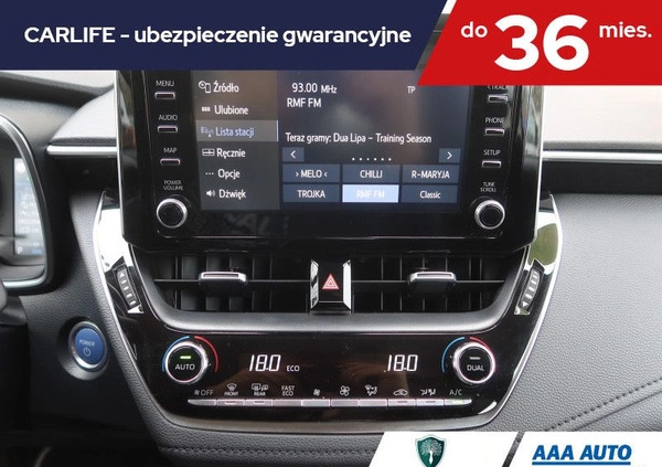 Toyota Corolla cena 93000 przebieg: 39799, rok produkcji 2022 z Ostroróg małe 211